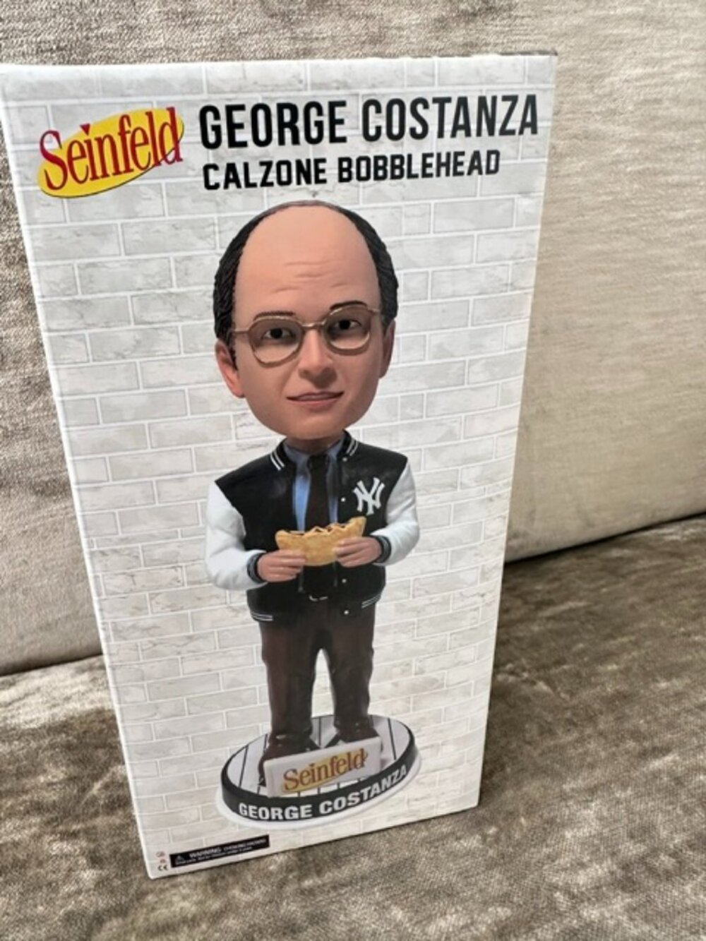 George Costanza Seinfeld Calzone Bobblehead Yankee Stadium 8/26